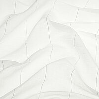 Nahaufnahme des MIRANDA, in der Farbe weiss, zeigt die feine Struktur und das Textilmuster.