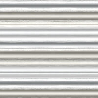 Wabenplissee mit horizontalem Streifenmuster in Beige Grau und Weiss mit leicht unregelmässiger Linienstruktur aus der Kollektion Spirit of Modern Living