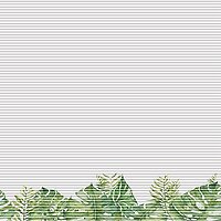 Wabenplissee mit tropischem Blättermotiv im unteren Bereich aus der Kollektion Spirit of Modern Living