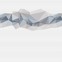 [Translate to Französisch:] MHZ Wabenplissee Dessin Mountains waagerecht Grau/Blau