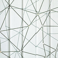 Helles Lasercut-Motiv „Metro“ mit vernetzter Liniengrafik und geometrischen Punkten