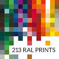Farbfächer mit 213 RAL-Farben zur Auswahl für individuelle Sicht- und Sonnenschutzlösungen