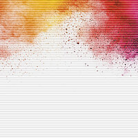 [Translate to Französisch:] MHZ Wabenplissee Dessin Delhi Orange/Rot von Oben