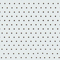 Weisse Jalousie-Lamelle der MESH Kollektion mit feiner Lochstanzung – Sichtschutz und Durchsicht in einem.