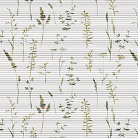 Wabenplissee mit Kräuter- und Gräsermotiv in zarten Grüntönen aus der Kollektion Spirit of Modern Living