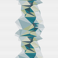 [Translate to Französisch:] MHZ Wabenplissee Dessin Facette senkrecht Grün