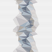 [Translate to Französisch:] MHZ Wabenplissee Dessin Facette senkrecht Grau/Blau