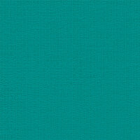 Nahaufnahme des petrolfarbenen Gewebes Soltis 92-50271 von MHZ mit Mikroperforation für aussenliegenden Sonnenschutz.