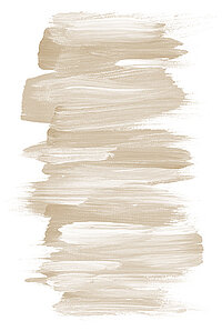 Pinselmuster in Beigetönen auf weissem Hintergrund als Motiv für dezente Rollos