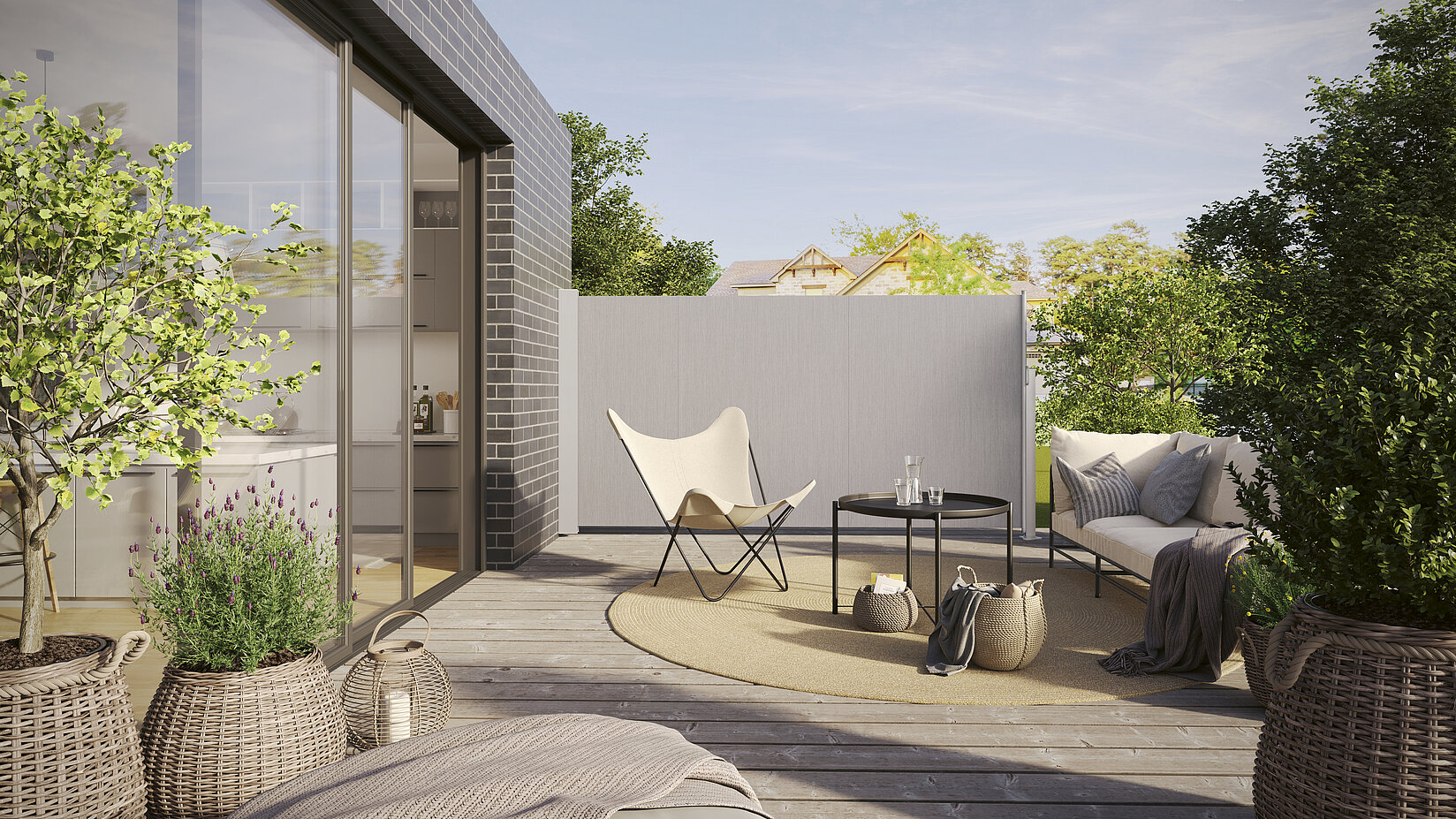 [Translate to Französisch:] Seitenmarkise Soleo II 