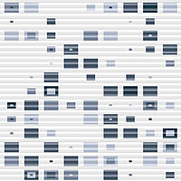 [Translate to Französisch:] MHZ Wabenplissee Dessin Code Blau Verteilt